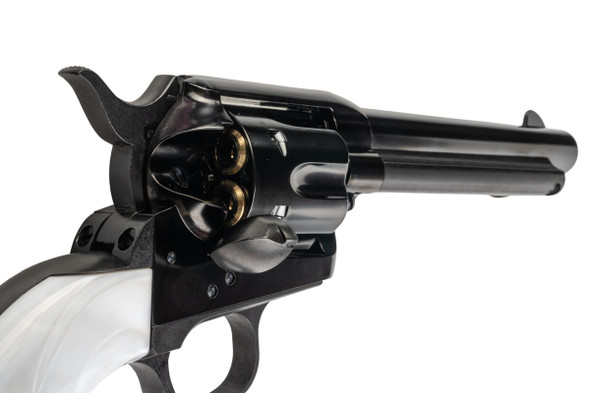 Marushin SAA 1st Gen.Late Artillery Gas Revolver (W Deep Black, Pearl Grip)