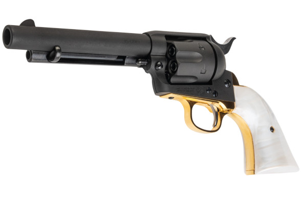 Marushin SAA 1st Gen.Late Artillery Gas Revolver (Brass Style Heavyweight, Pearl Grip)