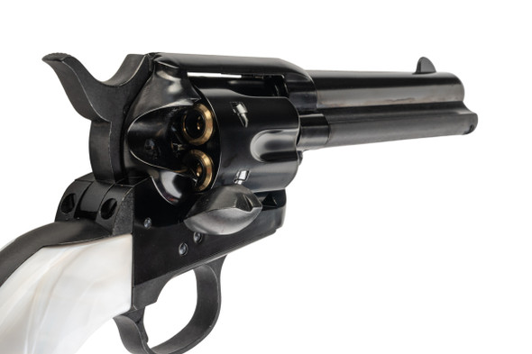 Marushin SAA 1st Gen.Late Civilian Gas Revolver (W Deep Black, Pearl Grip)