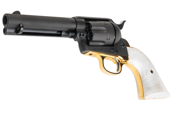 Marushin SAA 1st Gen.Late Civilian Gas Revolver (Brass Style Heavyweight, Pearl Grip)