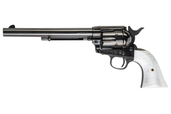 Marushin SAA 1st Gen.Late Cavalry Gas Revolver (W Deep Black, Pearl Grip)