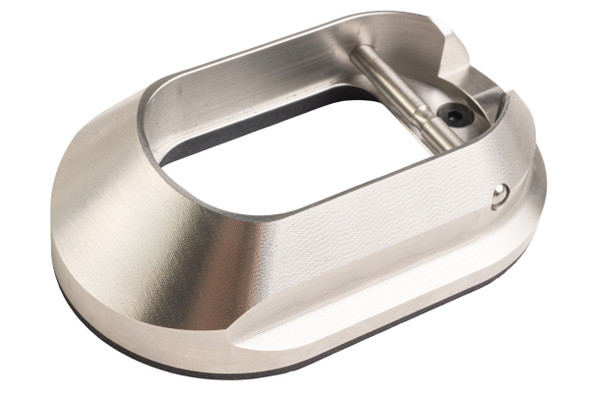 Revanchist Airsoft Hi Capa GBB LIM Style XL Magwell - Stainless Steel, Silver