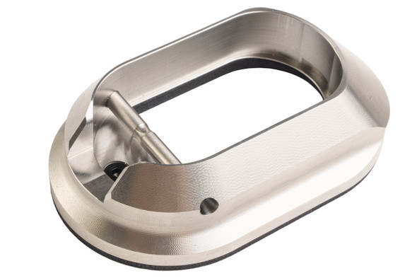 Revanchist Airsoft Hi Capa GBB LIM Style XL Magwell - Stainless Steel, Silver