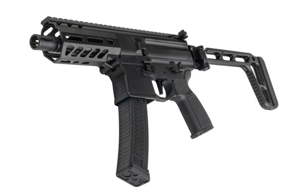 STRATOS X Airsoft MPX-K GBB Airsoft SMG with CNC stock - Black