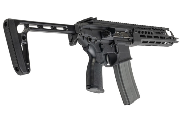 APFG MCX Spear LT Style SBR 11.5 inch GBB Airsoft Rifle - Black