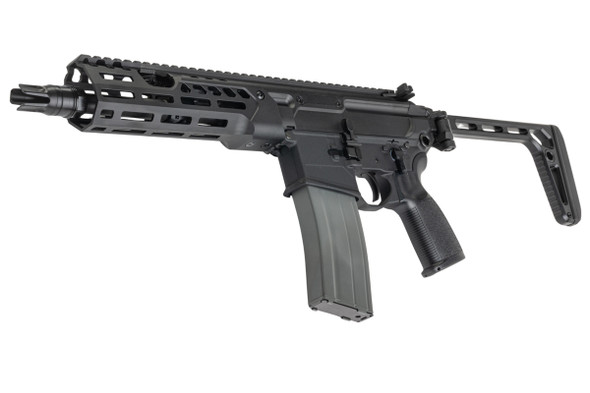 APFG MCX Spear LT Style SBR 9 inch GBB Airsoft Rifle - Black