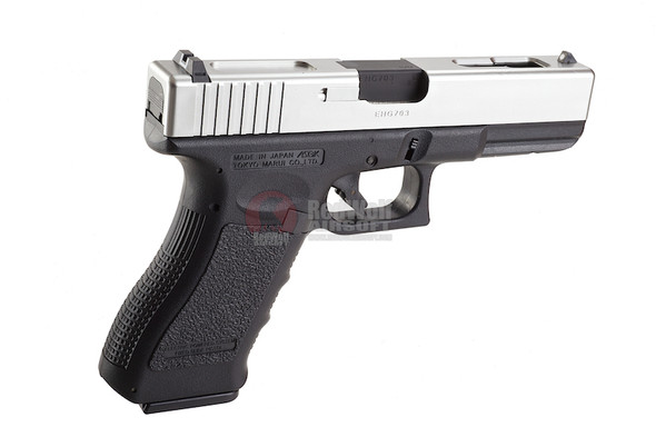 Tokyo Marui Model 18C Silver Slide AEP Airsoft Pistol (Fixed Slide)