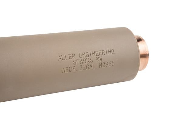 Airsoft Artisan QD Silencer with OTB Flash Hider - DE (For 14mm CCW)