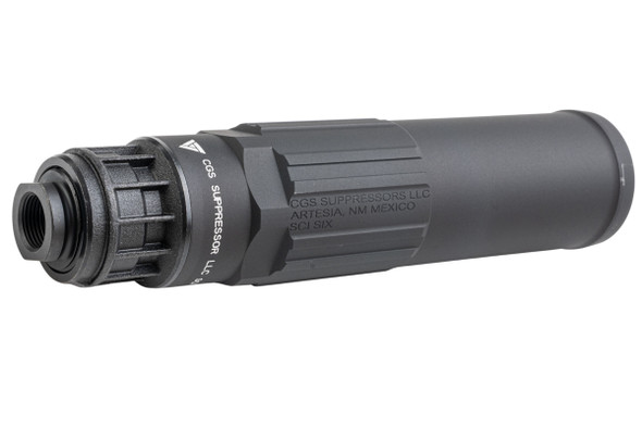 Airsoft Artisan SGI-6 Style Dummy Suppressor with PIG Flash Hider - BK (For 14mm CCW)