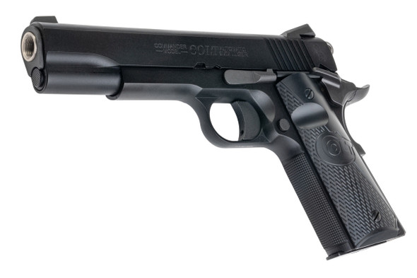 EMG 6mm Pro Shop Colt Licensed 1911 Combat Elite Commander GBB Airsoft Pistol - BK (by Army)