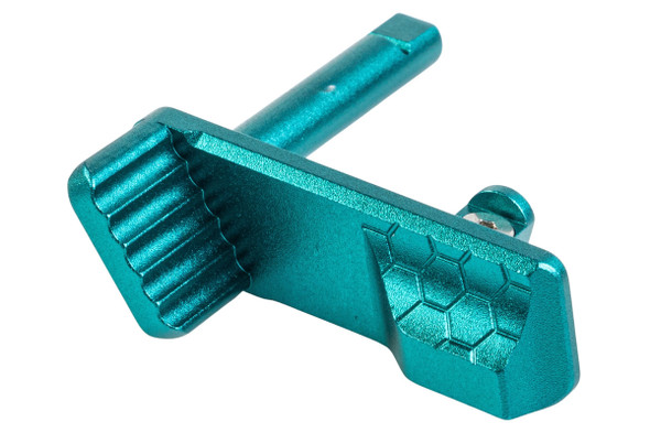 5KU KJ Shadow 2 / TS2 Airsoft Aluminum Thumb Rest Slide Stop (Type 2) - Light Blue