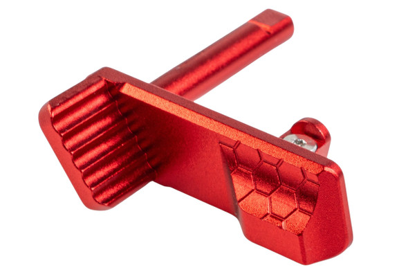 5KU KJ Shadow 2 / TS2 Airsoft Aluminum Thumb Rest Slide Stop (Type 2) - Red
