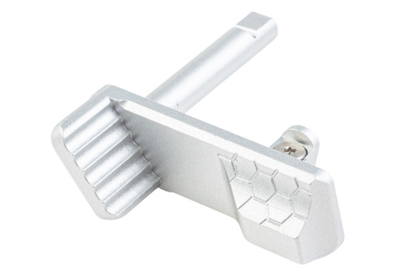 5KU KJ Shadow 2 / TS2 Airsoft Aluminum Thumb Rest Slide Stop (Type 2) - Silver