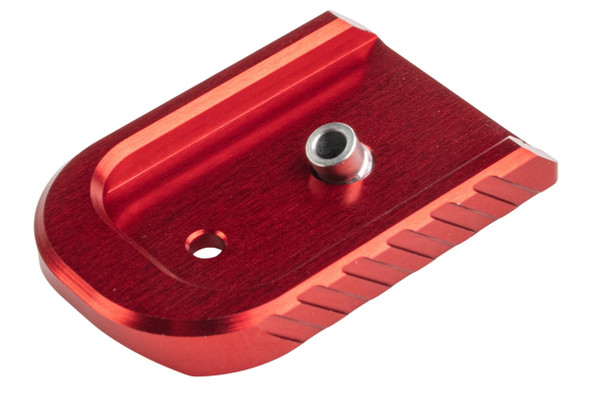 Revanchist Airsoft Tokyo Marui Model 17 V2 Magazine Base (Aluminum, Type A, Red)