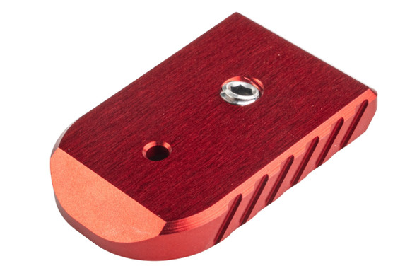 Revanchist Airsoft Tokyo Marui Model 17 V2 Magazine Base (Aluminum, Type A, Red)