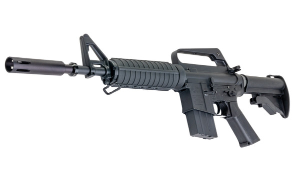 E&C COLT XM177E2 Airsoft AEG Rifle (EC325 QC 2.0 Gearbox) - Black (Licensed by Cybergun)