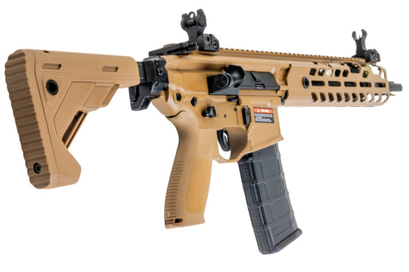 E&C MCX Virtus Airsoft AEG Rifle (10.5 inch) - FDE