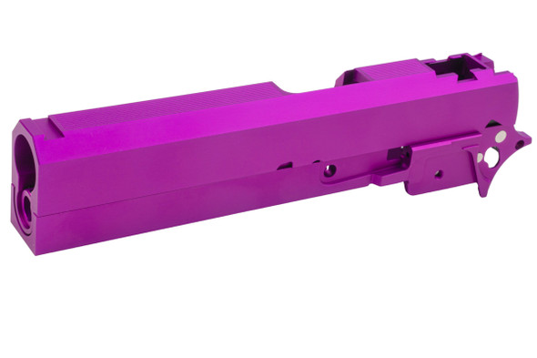 Dr. Black Tokyo Marui Hi Capa 5.1 GBB Slide & Frame Kit (Type CLEAN, Aluminum, Purple)