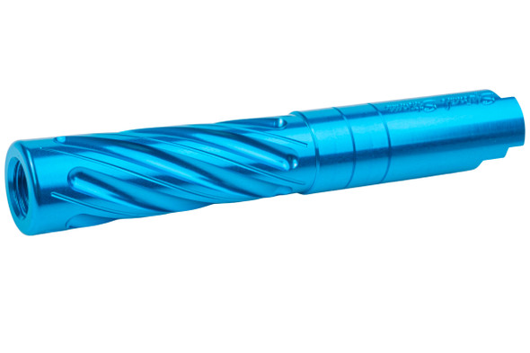 Dr. Black Hi-Capa 4.3 GBB Outer Barrel (Type -Spiral Storm, 6063 Aluminum, Aqua)