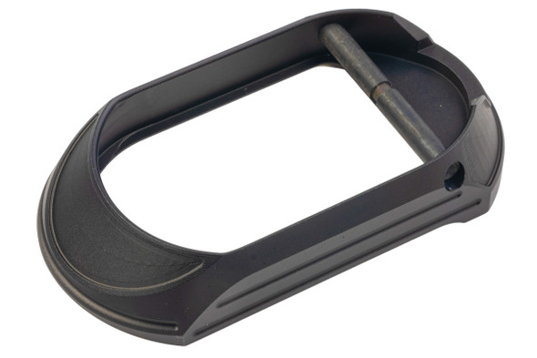 Dr. Black Tokyo Marui Hi Capa GBB Aluminum Magwell Type C (Polymer Grip / Dr.Black Aluminum Grip) - Black