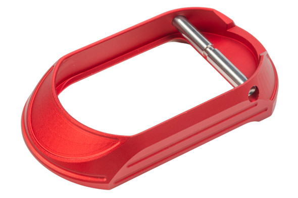 Dr. Black Tokyo Marui Hi Capa GBB Aluminum Magwell Type C (Polymer Grip / Dr.Black Aluminum Grip) - Red