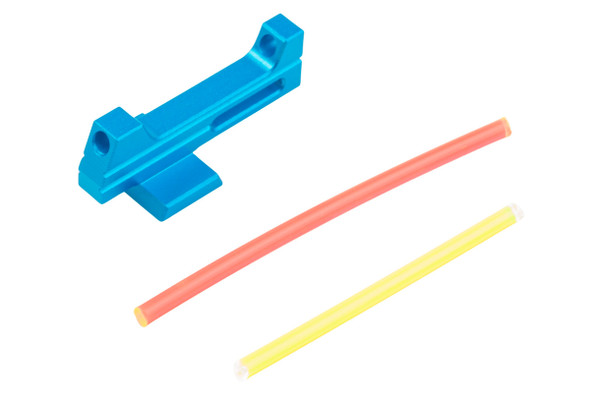 Dr. Black Tokyo Marui Hi Capa Fiber Optic Front Sight (Aluminum, Aqua)