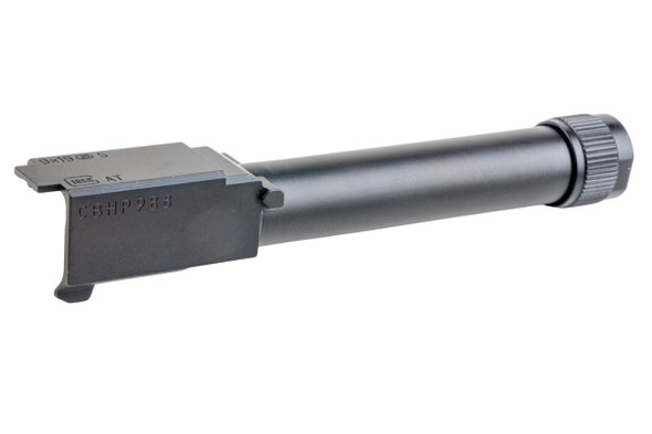 Guarder G45 Style Threaded Outer Barrel for Tokyo Marui G17 Gen 5 MOS GBB (Steel CNC, 14mm CCW, BK)