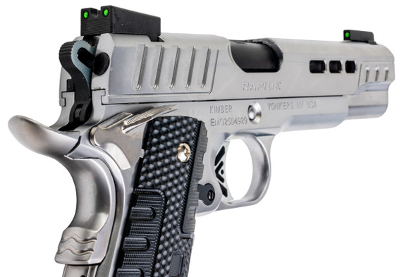 EMG Kimber 1911 Rapide Frost GBB Airsoft Pistol - Silver (Standard) (by AW Custom)