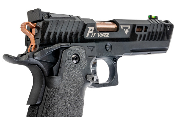 EMG TTI 2011 JW4 PIT VIPER GBB Airsoft Pistol - Black (Steel Version) - by AW Custom