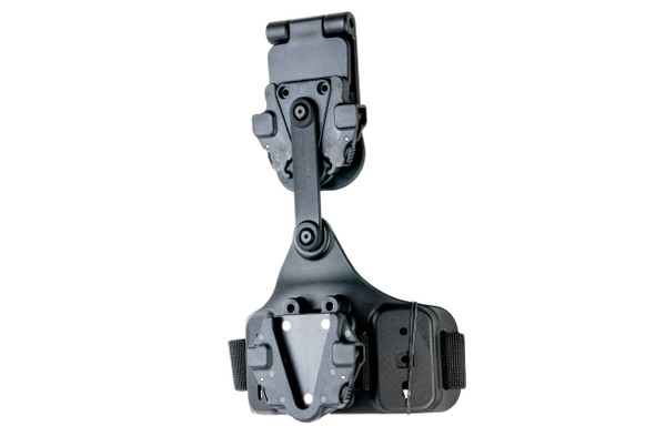 Alien Gear Rapid Force Dynamic Drop Leg w/ Locking Belt Slide, Standard Strap & Buckle - Black