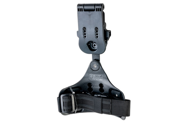 Alien Gear Rapid Force Dynamic Drop Leg w/ Locking Belt Slide, Standard Strap & Buckle - Black
