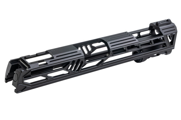 Dr. Black Tokyo Marui Hi Capa 5.1 GBB Slide (Type V w/ illuminated Front Sight, Aluminum, Black)