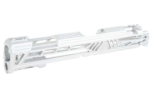 Dr. Black Tokyo Marui Hi Capa 5.1 GBB Slide (Type V w/ illuminated Front Sight, Aluminum, Silver)