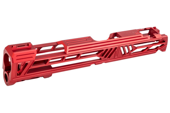 Dr. Black Tokyo Marui Hi Capa 5.1 GBB Slide (Type V w/ illuminated Front Sight, Aluminum, Red)