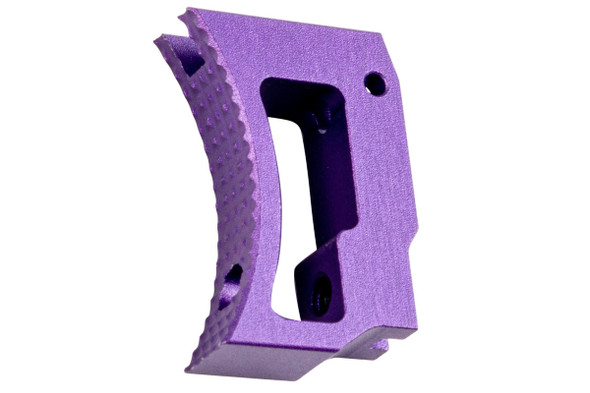 5KU Tokyo Marui Hi Capa GBB Aluminum Short Curved Adjustable Trigger - Purple