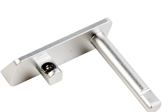 5KU KJ Shadow 2 / TS2 GBB Airsoft Aluminum TARGET Style Slide Stop - Silver