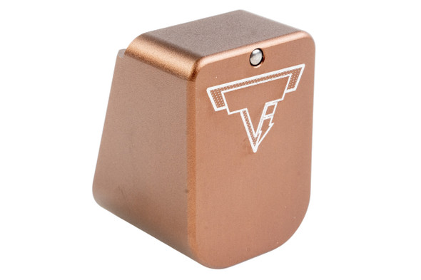 5KU Aluminum Magazine Base for Tokyo Marui G17 Gen 5 MOS GBB Airsoft - Bronze