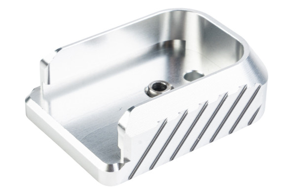 Revanchist Airsoft Hi Capa Magazine Base (Type C, Aluminum, Silver)