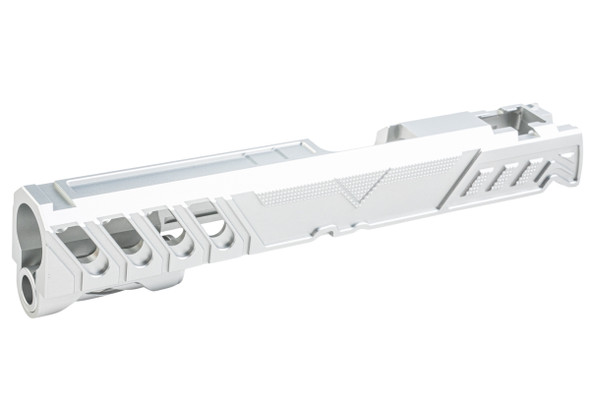 Dr. Black Tokyo Marui Hi Capa 5.1 GBB Aluminum Standard Slide (Type 'W', Silver)