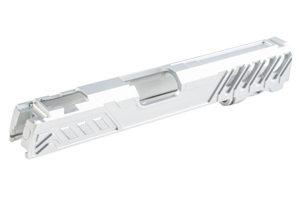 Dr. Black Tokyo Marui Hi Capa 5.1 GBB Aluminum Standard Slide (Type 'W', Silver)