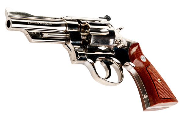 Tanaka S&W M27 'The .357 Magnum' 4 inch Model Gun - Nickel Finish