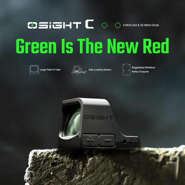 OLIGHT Osight C Open Reflex Green Dot Sight