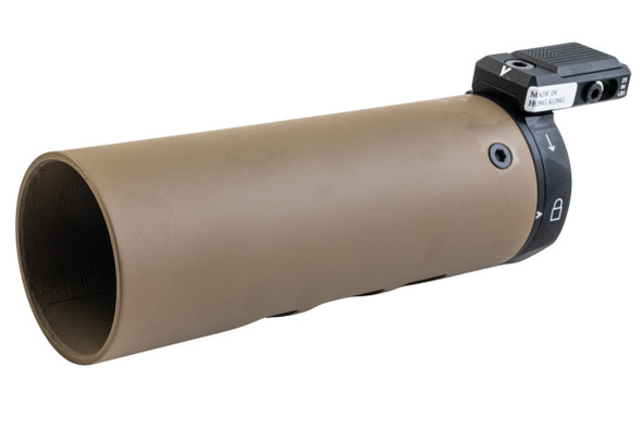 Angry Gun U-RAC Style 6.5 inch Carbon Front Shield - Cerakote FDE