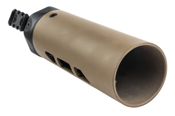 Angry Gun M-RAC Style 6.5 inch Carbon Front Shield (Type B) for APFG MCX LT GBB - Cerakote FDE