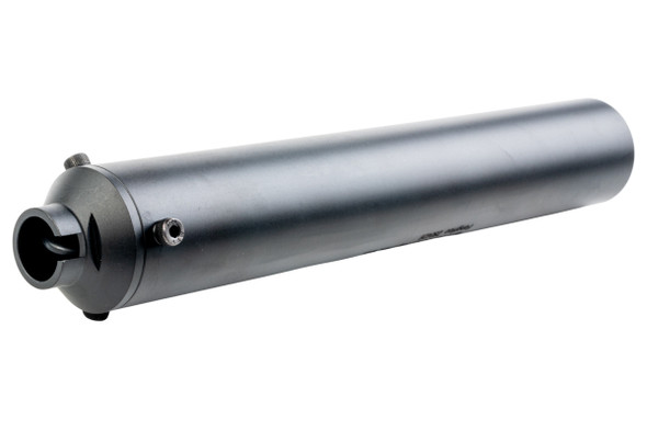 Maddog Customs CNC QBQ Aluminium HEL E4A Dummy Silencer - V2, Black (for Pencil M16 Outer Barrel Only)