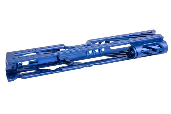 Dr. Black Tokyo Marui Hi Capa 5.1 GBB Aluminum Standard Slide (Type 'Y', Blue)