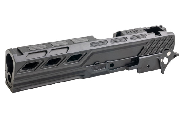 Dr. Black Tokyo Marui Hi Capa 5.1 GBB Slide & Frame Kit (Type Z, Aluminum, Black)