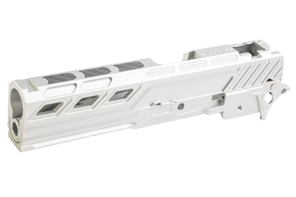 Dr. Black Tokyo Marui Hi Capa 5.1 GBB Slide & Frame Kit (Type Z, Aluminum, Silver)