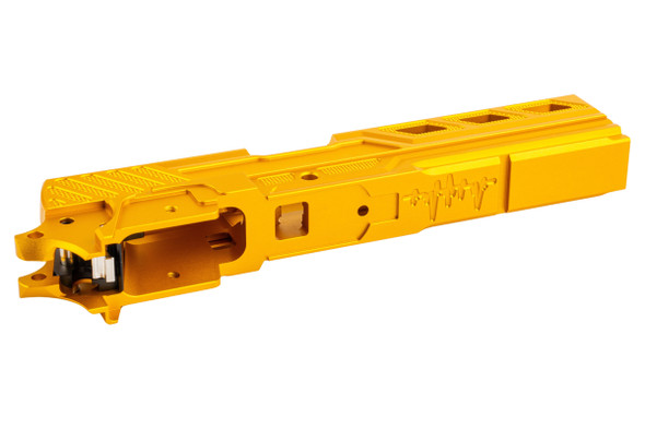 Dr. Black Tokyo Marui Hi Capa 5.1 GBB Slide & Frame Kit (Type Z, Aluminum, Gold)