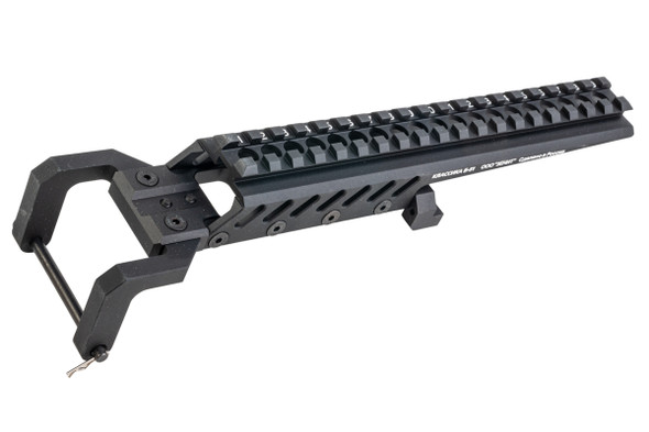 Airsoft Artisan A&K PKM AEG Z Style B51 Rail Scope Mount - BK